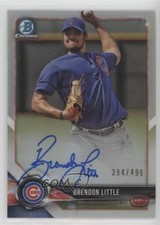 2018 Bowman Chrome Prospect Refractor 394/499 Brendon Little #BCPA-BL Auto 0f8