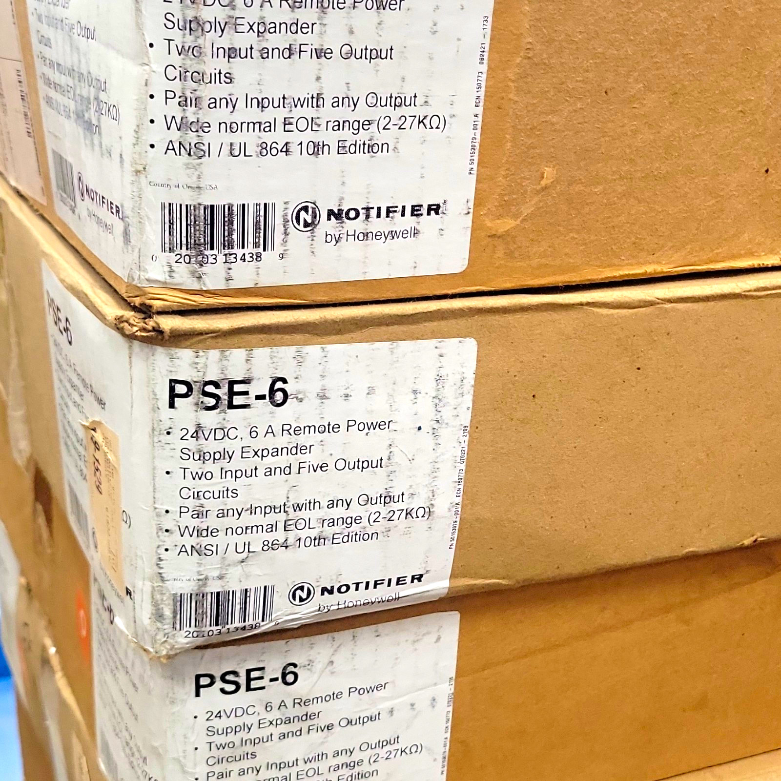 Notifier PSE-6 / PSE-6 24VDC 6A Fire Alarm Remote Power Supply Expander