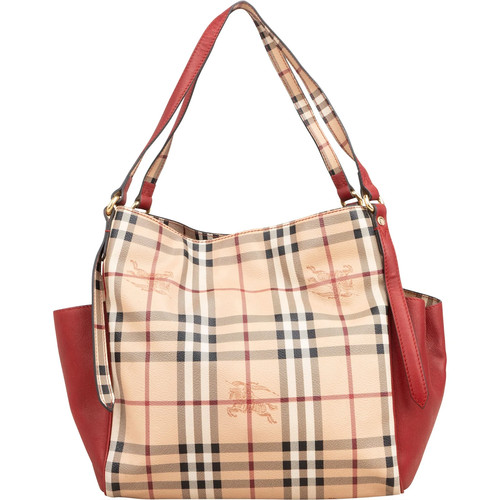 Burberry Smoked Check Canterbury Hobo Shoulder Bag
