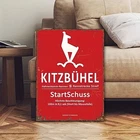 Vintage Style Kitzbuhel Skiing Tin Metal Signs Home Décor 8x12