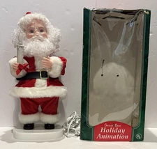 Santa’s Best 20” Lighted and Animated Santa Claus -Excellent Condition WORKS