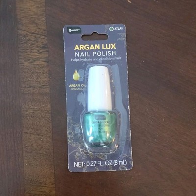 b.color Argan Lux Green Shiny Nail Polish Argan Oil Formula 0.27 fl oz (8 mL)