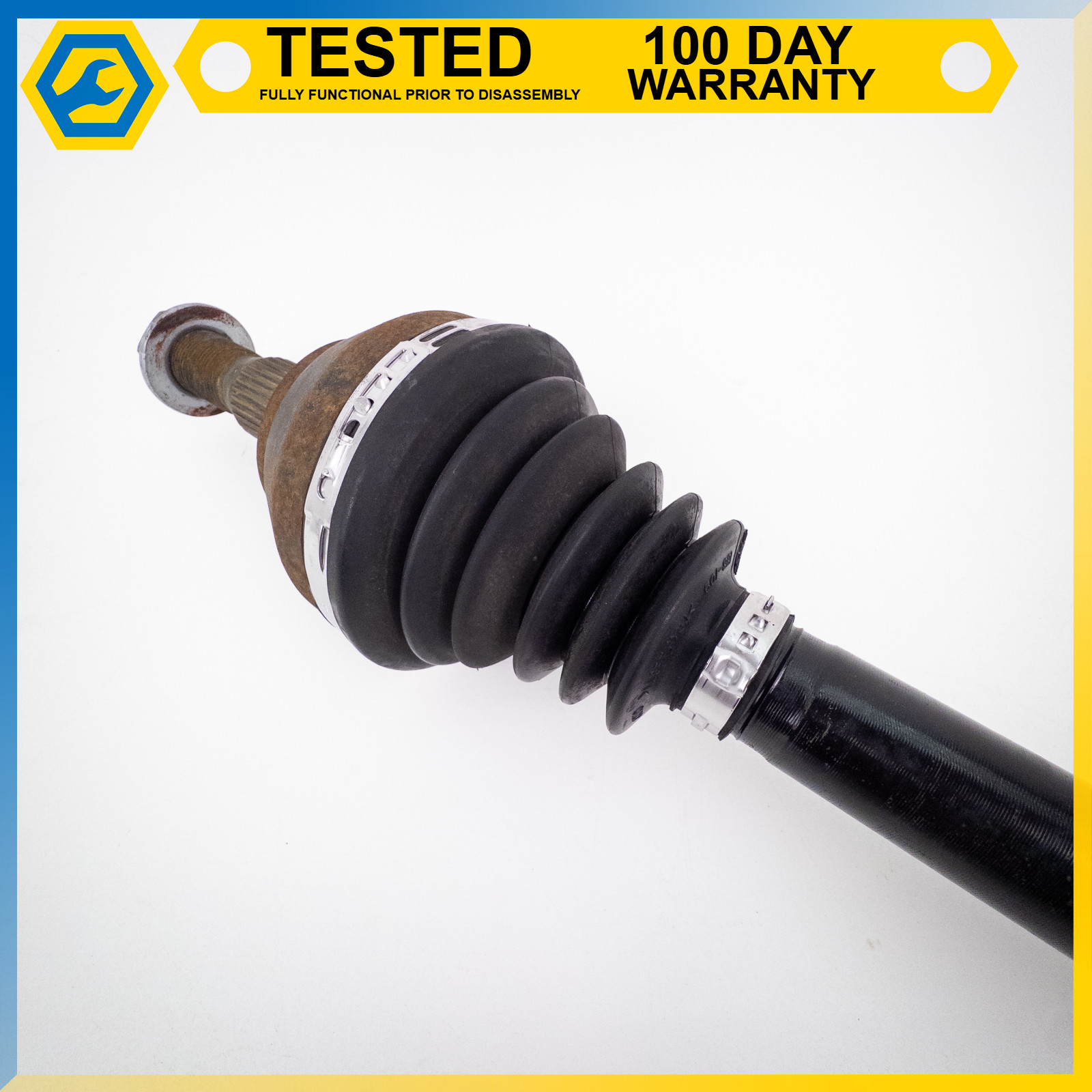 05-13 CHEVROLET CORVETTE C6 XLR REAR LEFT AXLE HALF SHAFT UNIVERSAL JOINT OEM