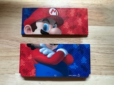 New Nintendo 3DS Kisekae Cover No.069 Mario Face Plates Top Bottom - Used