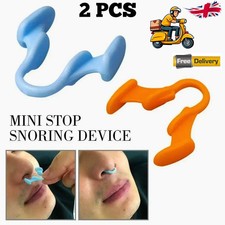 2Pcs Nasal Dilator Anti Snoring Device Sleep Aid Snore Stopper Nose Dilator UK