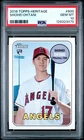 2018 TOPPS HERITAGE #600 SHOHEI OHTANI ROOKIE RC PSA 10