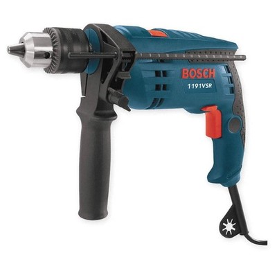 BOSCH 1191VSRK Hammer Drill Kit,1/2'',7.0A,0-48,000bpm 2LDB1