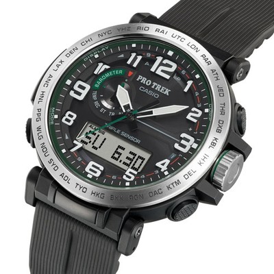 Casio Pro Trek Men's Tough Solar Triple Sensor 51mm Watch New