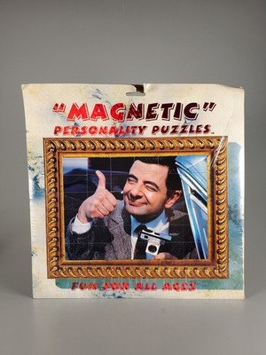 Vintage 1997 Mr. Bean Magnetic Personality Puzzles New Open Package