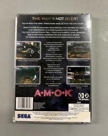 Amok Sega Saturn Complete w/ Manual CIB VGC