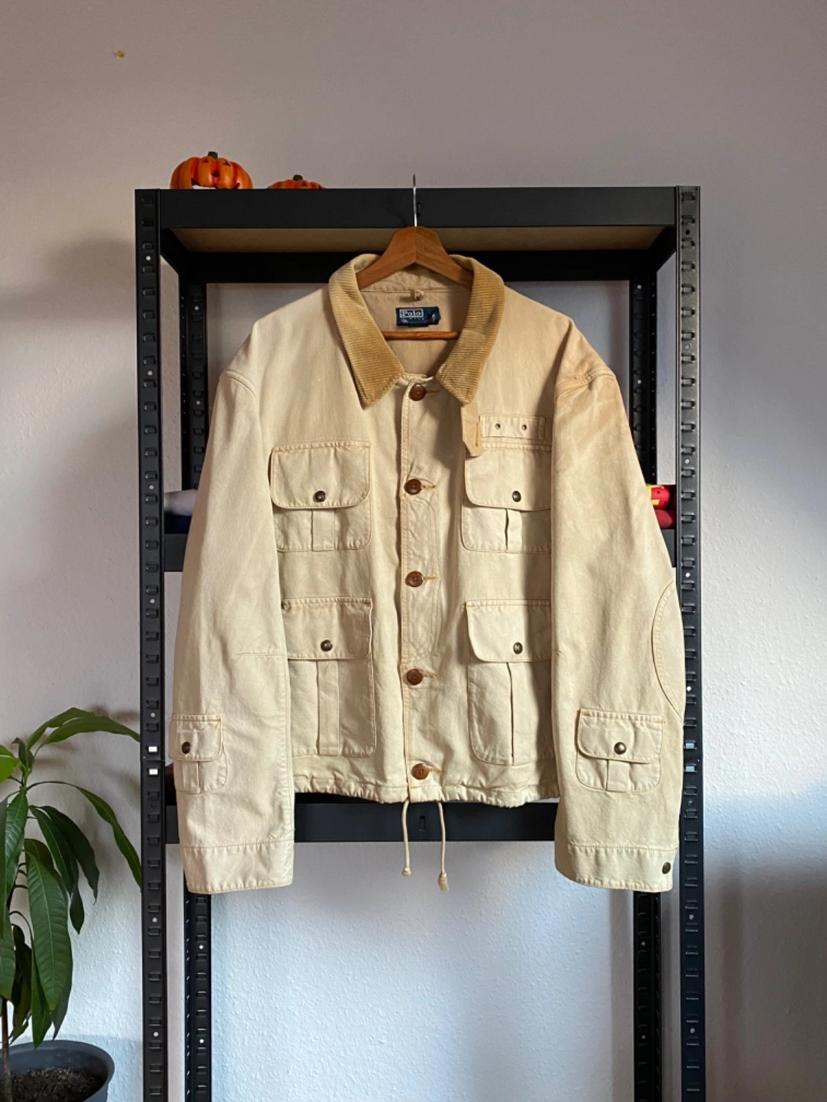 Vintage Polo Ralph Lauren Beige Tan Cotton Hunting Fishing Jacket
Opens in a new window or tab
