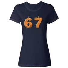 Six Seven Pumpkin – Funny 67 Meme Thanksgiving Ladies' Crewneck T-Shirt