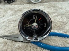 1963-64 Cadillac - Good Working Borg Co Dash Clock - Serviced Tested And Nice