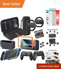Switch 2 Essential Accessories: Console Case & Protection Gear for Ultimate Play