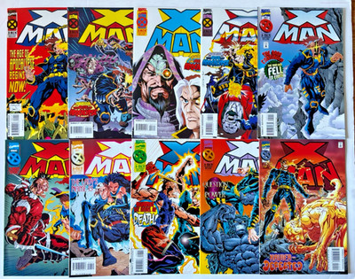 X-MAN (1995) 79 ISSUE COMPLETE SET #1-75, ANNUALS 1-3, FLASHBACK MARVEL COMICS