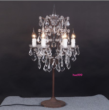 Foucaults Orb Industrial Crystal Table Light ...
