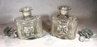 American Chrome Art Deco Two Decanter (SCOTCH & RYE) Tantalus c. 1940's — photo 4