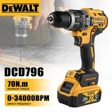 DeWalt Brushless Compact Combi Hammer Drill 18V XR DCD796N Bare Unit ONLY