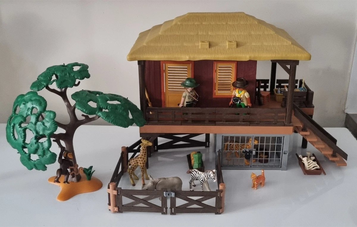 Lot D'animaux Sauvages PLAYMOBIL - Zèbres, Savane/safari - Occasion En Bon état