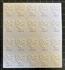 US Stamps - SC# 4151A - Self Adhesive -  Pane Of 20 - FV = $8.20 - SCV = $20.00