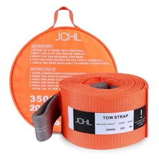 JCHL Recovery Tow Strap Heavy Duty Draw String 4 x20ft 35000LBS 18TON Rated