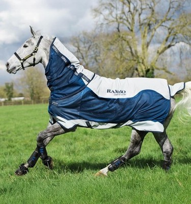 Horseware Rambo  Summer Series Turnout mit V Front inkl. 100g Liner Fliegendecke