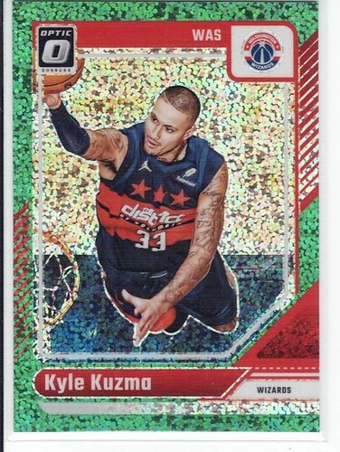 2024-25 Panini Donruss Optic Basketball Green Sparkle redemption Kyle Kuzma 3/8