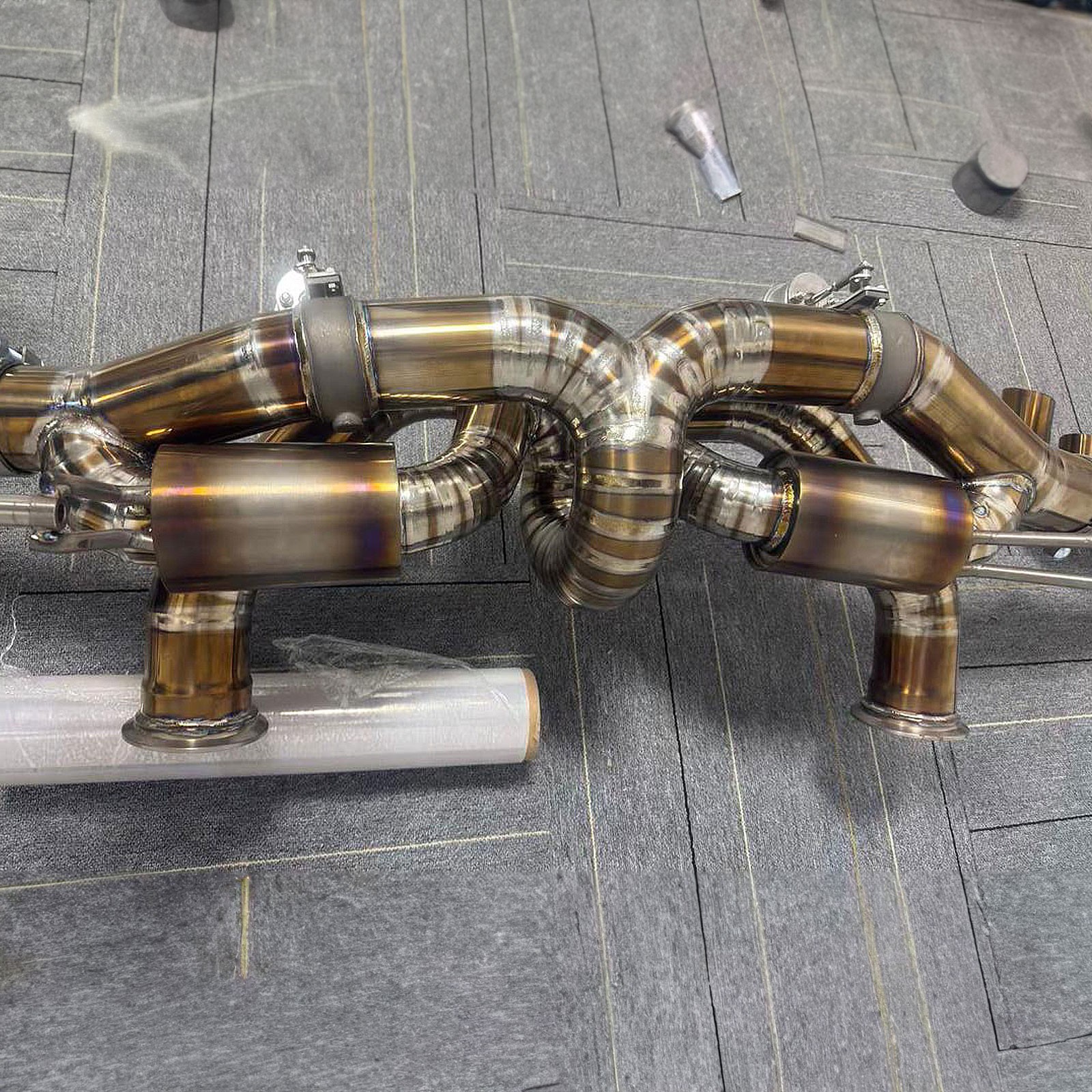 Titanium True F1 Valved Exhaust System for Lamborghini Huracan LP580 LP610 5.2L