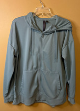3-665. Mondetta Full Zip Gray Hoodie L