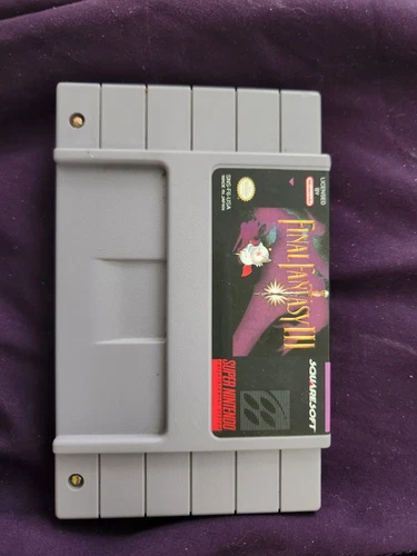 Final Fantasy 3 Super Nintendo SNES with Box/Case - No Manual Or Map
