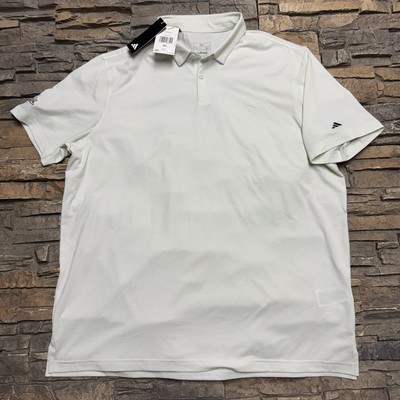 NEW Adidas Go-To Polo Shirt Men's XXL 2XL Golf Casual Light Green Collared NWT