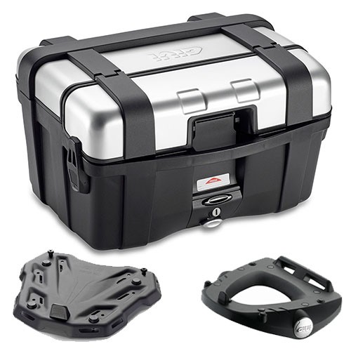 Givi Bauletto TRK46N 46L Schwarz Mit Piastra FüR Triumph Tiger 900 2024-2026-image