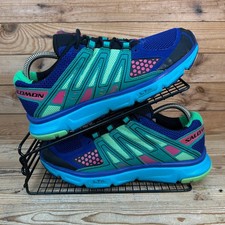 Salomon Trainers Womens Size UK 8.5 XR Mission 1 Blue Mesh Hiking Walk Shoes