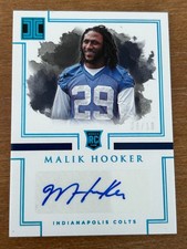 2017 Panini Impeccable - MALIK HOOKER RC Auto #08/10 - Colts - Cowboys