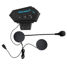 Motorcycle Helmet Headset Stereo Bluetooth Earphone Wireless Handsfree Mic