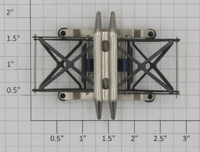 K-Line 8551-EP5 O Gauge Pantograph with Blue Metal Spring and Insulators