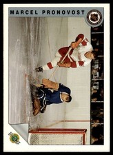 1991-92 Ultimate Original 6 French Marcel Pronovost Detroit Red Wings #71