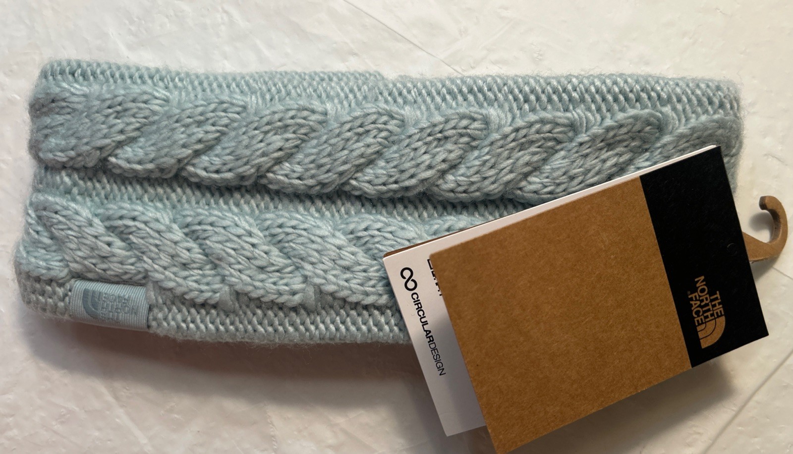 The North Face TNF Women's Cable Minna Earband Mint Green One Size New