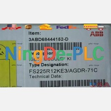 FS225R12KE3/AGDR-71C ABB Power Driver Board Brand New in Box!Spot Goods Zy