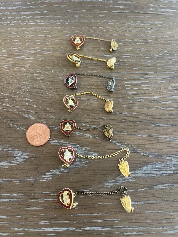 Vintage Women of the Moose Pin-Lot Of 7