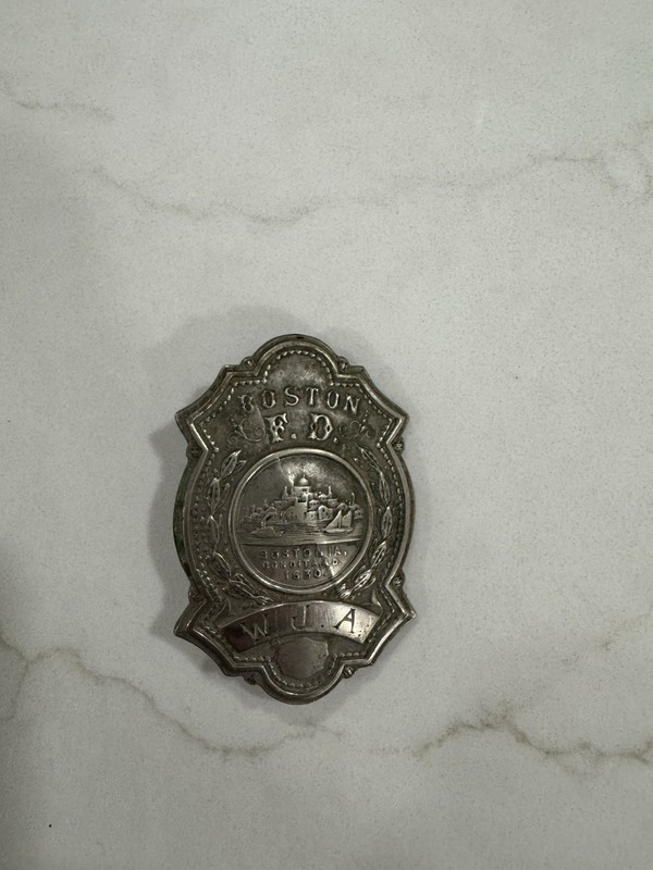 Boston Fire Dept. Early Antique Badge 