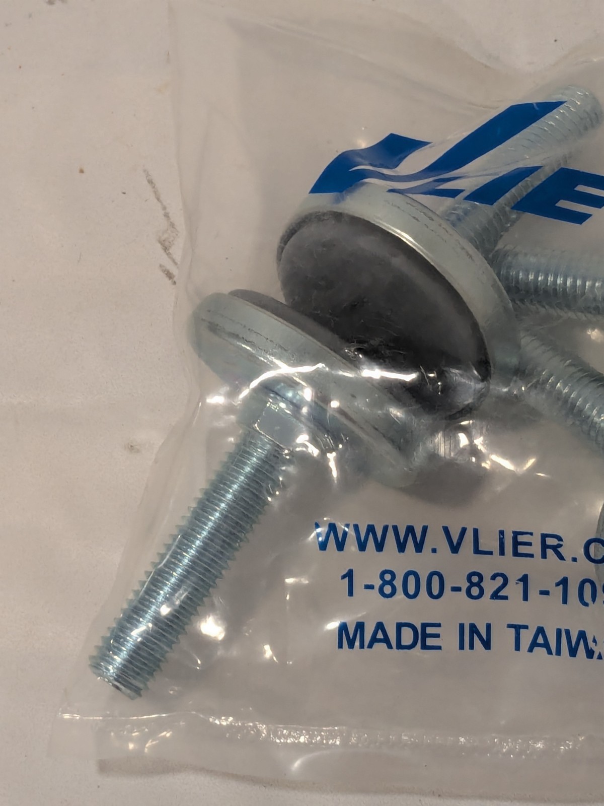 Vlier Studded Leveling Mount: 300 lb Load Capacity, 2" Base, Pack of 4 FSE306S