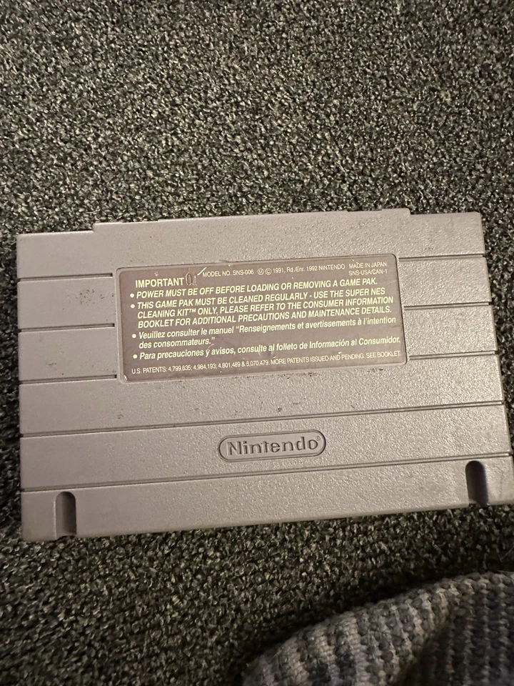 Super Star Wars Empire Strikes Back (Super Nintendo SNES, 1993) Auténtico Probado Foto 2 de 4