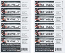 Best Welds Cover Lens for Welding Hoods   2" X 4 1/4" Premium Quality Clear Plas