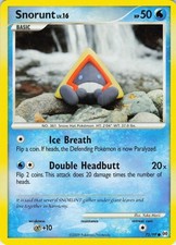 Snorunt 75/99 Arceus Pokemon Common LP