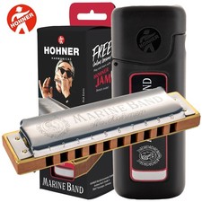 Hohner 1896 Marine Band Minor Tuning Diatonic Harmonica Key of Bb MBAND-MBB