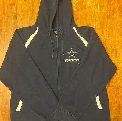 Authentic Apparel Cowboys Full Zip Hooded Sweater