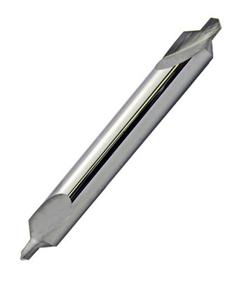'00' 90 Degree Carbide Center Drill (.025'' Point, .125''Body) Double End USA