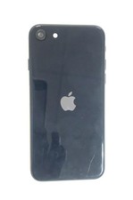 Back Housing with Small Components Replacement For iPhone SE3rd Gen Black OEM AB