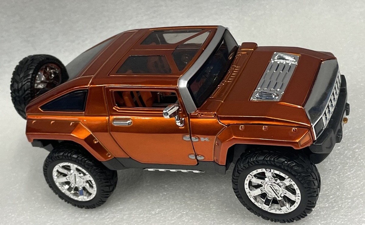 2008 HUMMER HX CONCEPT METALLIC ORANGE 1:24 MAISTO CUSTOM
